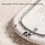 Preorder - Foldable Baby Bath with Digital Thermometer & Newborn Support Rack - GREY - Image 7