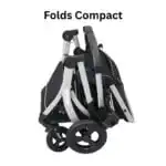 Legacy Travel System - Stroller + Bassinet + Capsule with Mattress and Food Tray - BLACK - Image 10