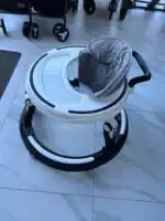 Deluxe Adjustable Baby Walker with Push Handle and Stationary Stand - Image 14