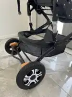 SALE! 2 in 1 Reversible Bassinet Stroller + Rain Cover & Feeding Tray - Image 17