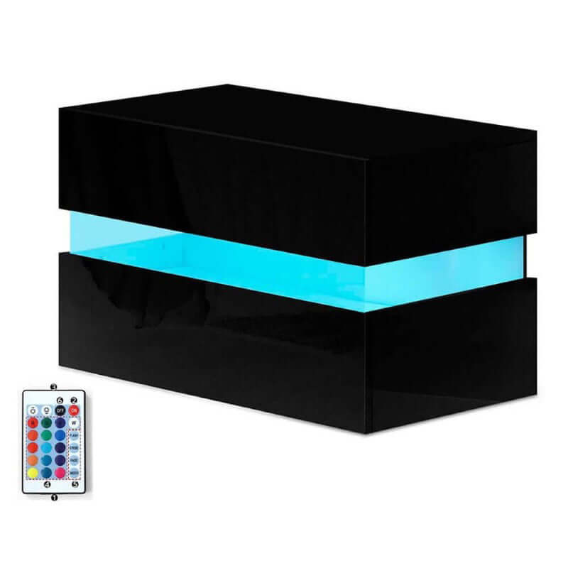 Bedside Table Drawers RGB LED Light