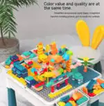 Versatile Children’s Play Activity Table with Chair and Building Blocks - Image 5