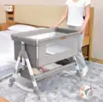 Baby Multifunctional Co-Sleeper Bed and Changing Table - GREY - Image 19