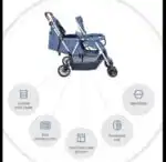 Baby Way Duo Lite - Tandem Double Stroller with Rain Cover - Image 9