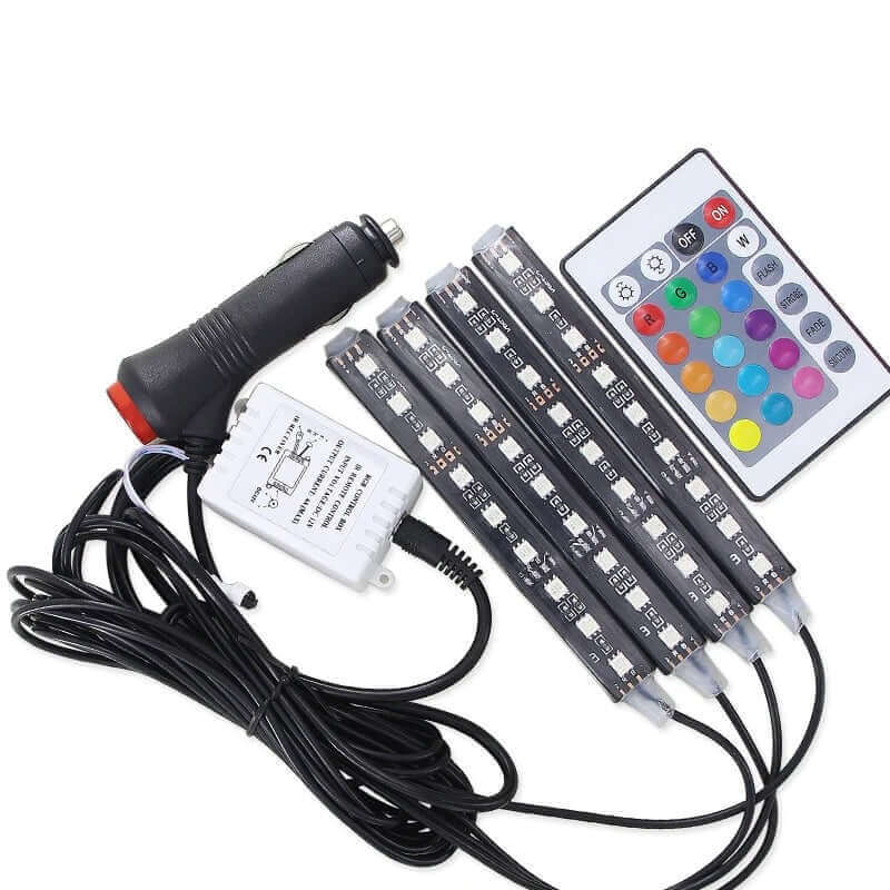 Car LED Lights RGB With Remote