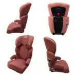 Zen i-Size Booster Car Seat with Isofix and Adjustable Headrest - PINK - Image 9