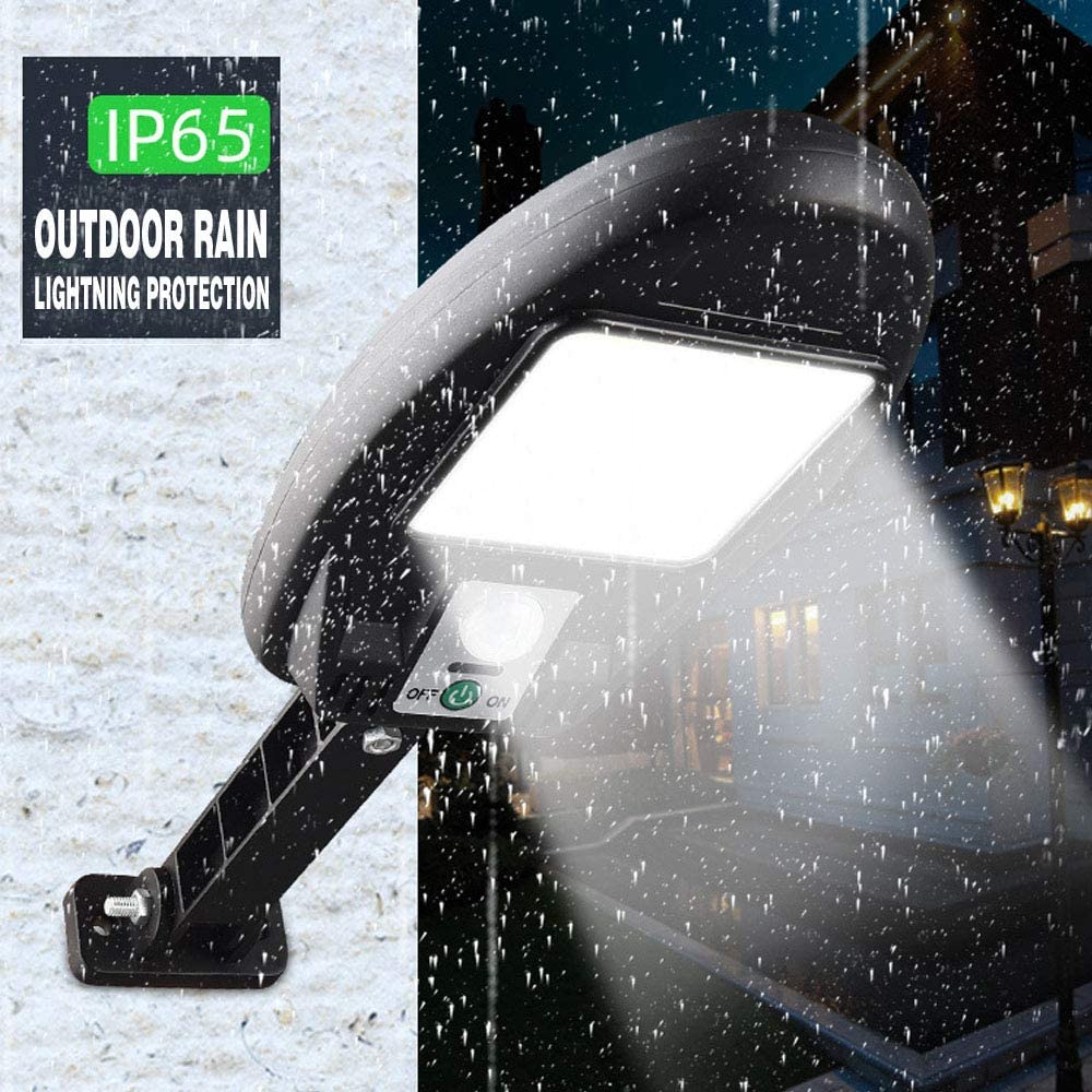 72 LED COB Solar Powered PIR Motion Sensor Security Wall Lights