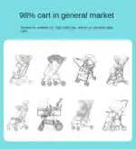 Versatile Universal Stroller Footmuff Waterproof Cover /Sleeping Bag - Image 10