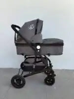 Rover Grey (Boss Mini) - 3 in 1 Stroller System + Bassinet + Capsule Combo - Image 12