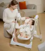 Jupiter Grey 2-in-1 Baby High Chair & Swing - Image 7