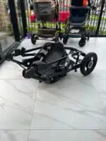 SALE! Multifunctional 3 in 1 Stroller + Bassinet + Capsule and Base - BLACK - Image 22