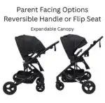 Versa 2in1 Open Bassinet Stroller with Sunshade and Cup Holder - Image 6
