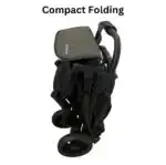 The Glide Black - Baby Compact Stroller and Capsule Set with Foot Cover - Image 8