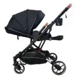 The Flex Black: 3 in 1 Stroller, Open Bassinet, and Capsule with Base Combo - Image 6