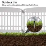 2 in 1 Pet House and Adjustable Play Pen – 6 Panels with Lockable Door & Roof - Image 7