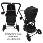 Versa 2in1 Open Bassinet Stroller with Sunshade and Cup Holder - Image 8