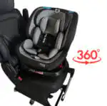 Safeguard 360 Rotating and Convertible Car Seat with Leg Support - Grey - Image 6