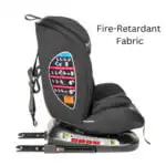All-Rider 360 Rotating Convertible i-Size Car Seat with ISOFIX and Top Tether BLACK - Image 7