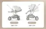 The Flex Black: 2 in 1 Stroller + Open Bassinet - Image 13