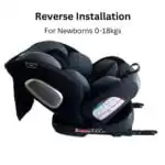 The Classic + Sunshade - 360 Rotation and Convertible Car Seat with ISOFIX - Image 5