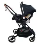 The Flex Black: 3 in 1 Stroller, Open Bassinet, and Capsule with Base Combo - Image 7