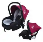 Gold Series Red 3-in-1 Stroller, Bassinet, and Capsule Combo with Food Tray - Image 12
