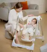 Jupiter Grey 2-in-1 Baby High Chair & Swing - Image 8