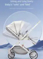 The Flex Black: 3 in 1 Stroller, Open Bassinet, and Capsule with Base Combo - Image 36