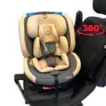 SafeHalo 360 Rotating and Convertible Car Seat with ISOFIX for All Ages - KHAKI - Image 9