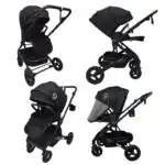 Versa 2in1 Open Bassinet Stroller with Sunshade and Cup Holder - Image 12