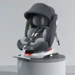 360 Spin Rotating Car Seat with Sun Shade + Footrest and ISOFIX - Image 10