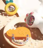 Newborn Baby 10 Piece Rattle and Teether with Case - Image 5