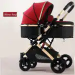 Gold Series 2-way Compact Bassinet Stroller + Feeding Tray - Image 5