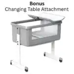 Preorder - 3in1 CoSleeper Baby Bassinet and Game Bed & Mattress – Adjustable Height - Image 6