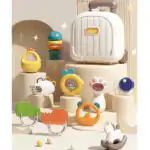 Newborn Baby 10 Piece Rattle and Teether with Case