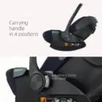 Crown i-Size Reclining Capsule Car Seat and ISOFIX 360 Rotating Capsule Base - OLIVE - Image 10