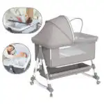 Baby Multifunctional Co-Sleeper Bed and Changing Table - GREY