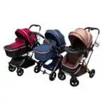 Gold Series 2-way Compact Bassinet Stroller + Feeding Tray - Image 3