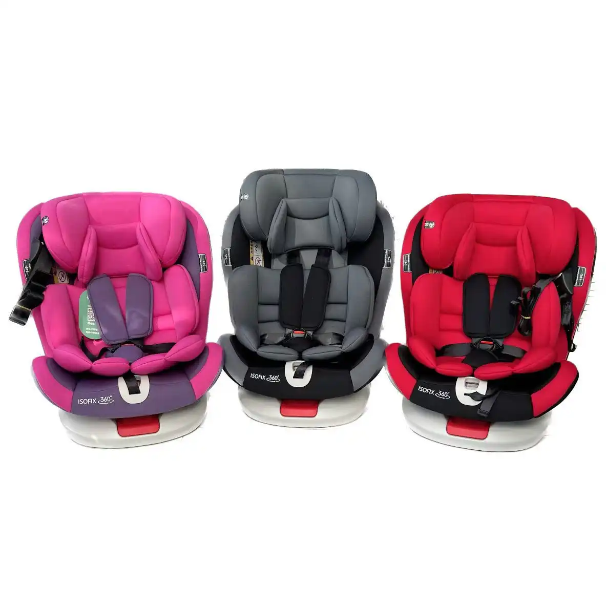 IMG-2216 360 Rotating and Convertible Car Seat with ISOFIX and Top Tether - Image 1