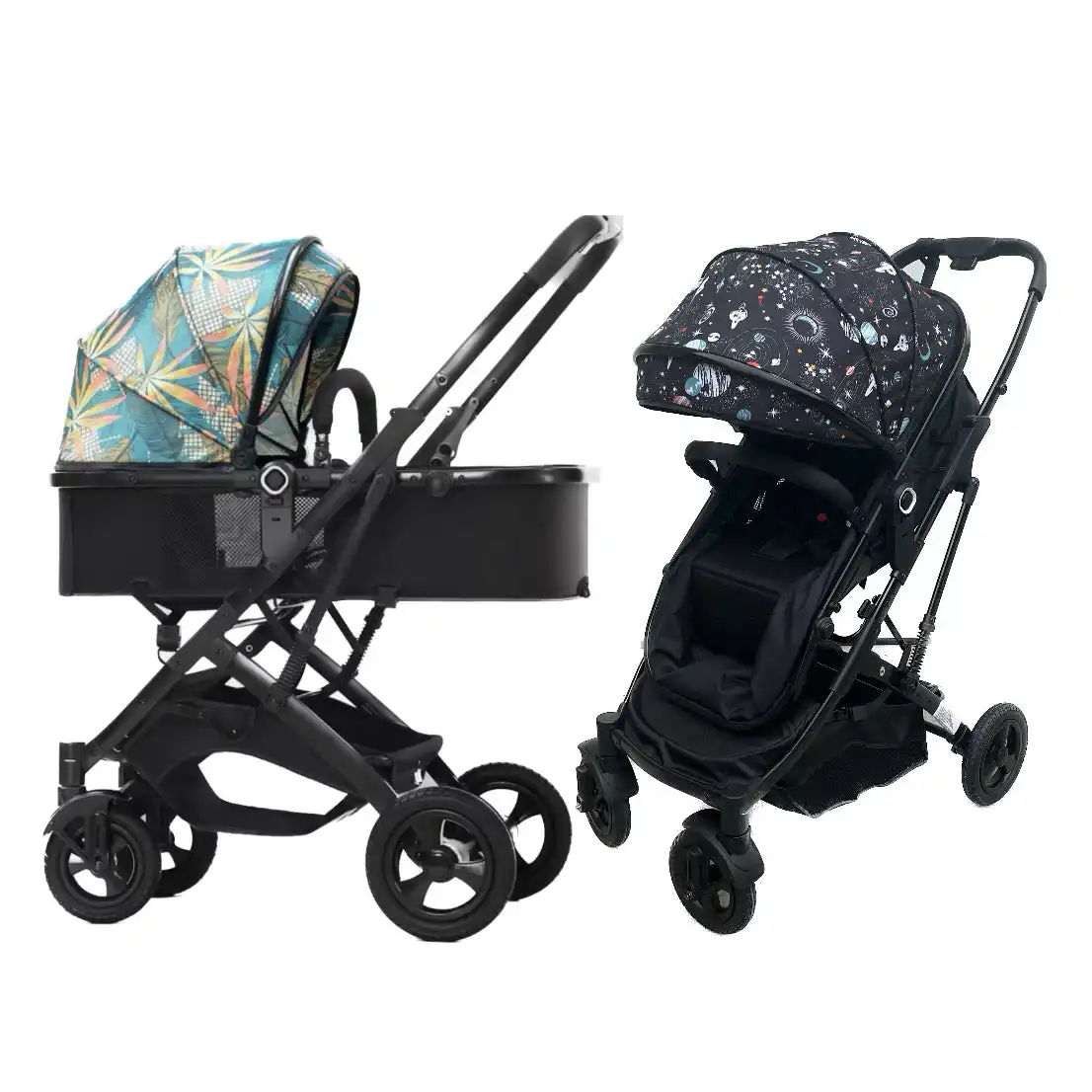 IMG-3034 Compact Travel 2-way Multifunctional Bassinet Stroller - Image 1