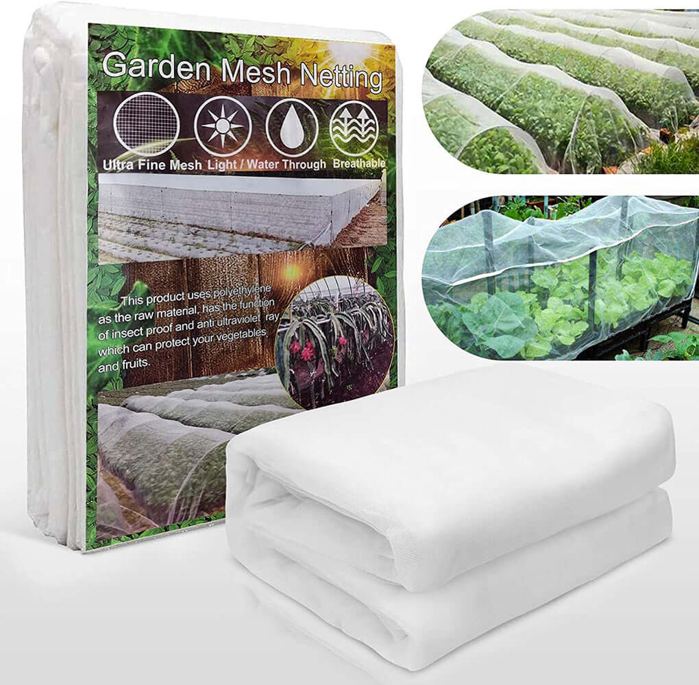 3 x 10M Insect Netting Vegetables Plant Crop Mesh Protection