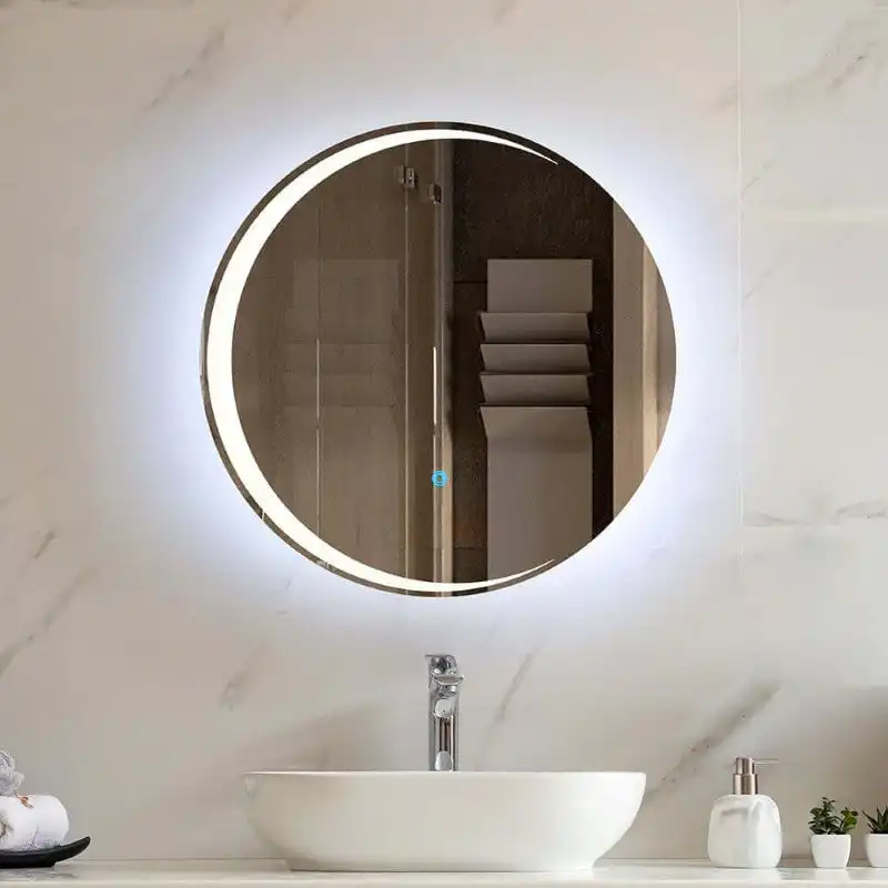 Bathroom LED Mirror Round Frameless 60CM