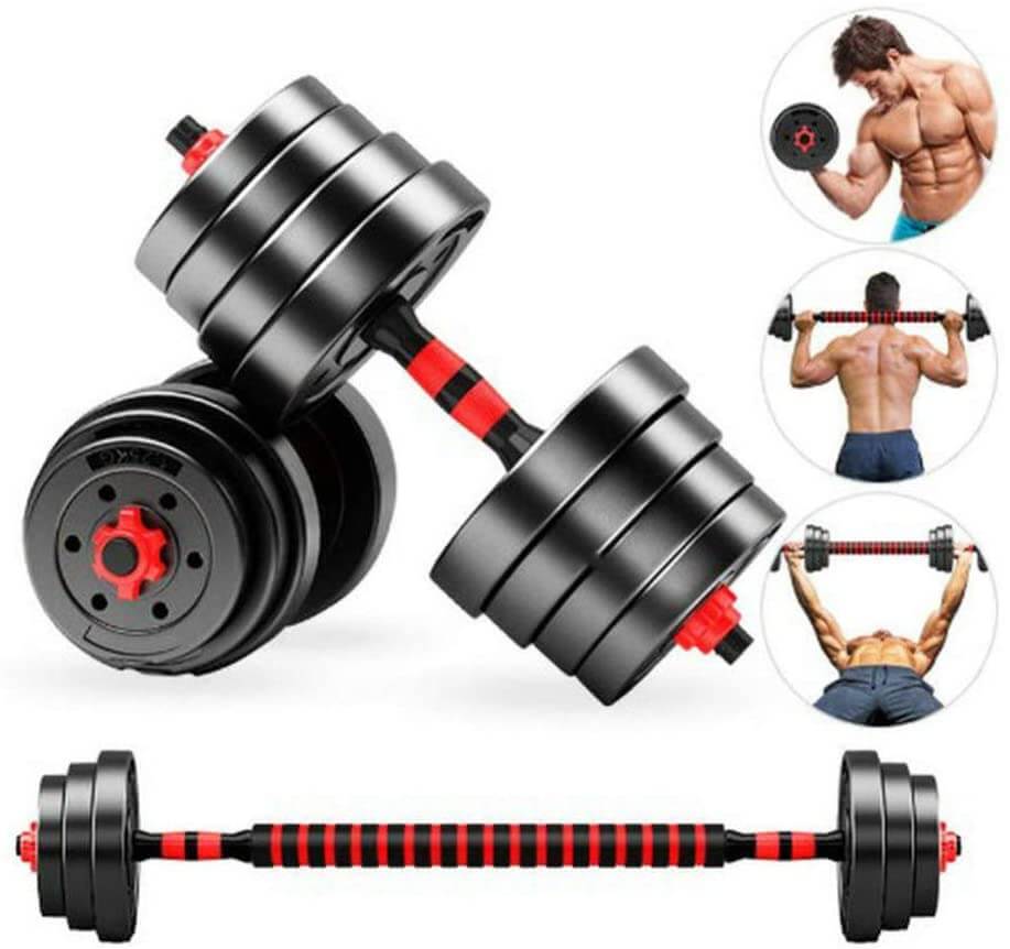 30kg Adjustable Weights Dumbbell Barbell Set