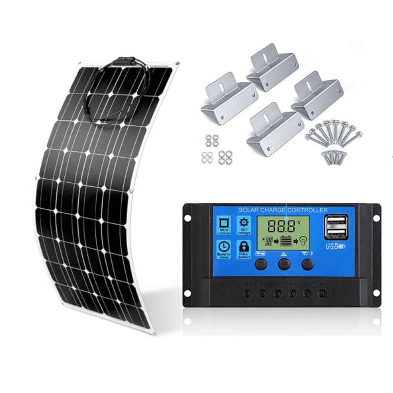 Solar Panel Flexible 120W with Solar Charge Controller