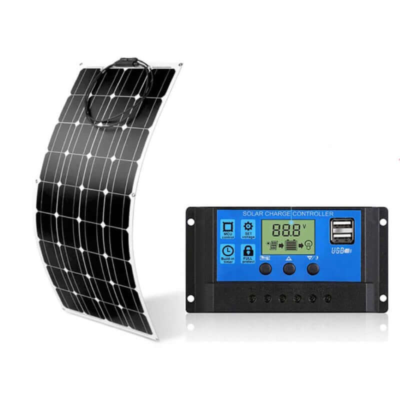 120W 18V Semi Flexible Solar Panel with charge controller