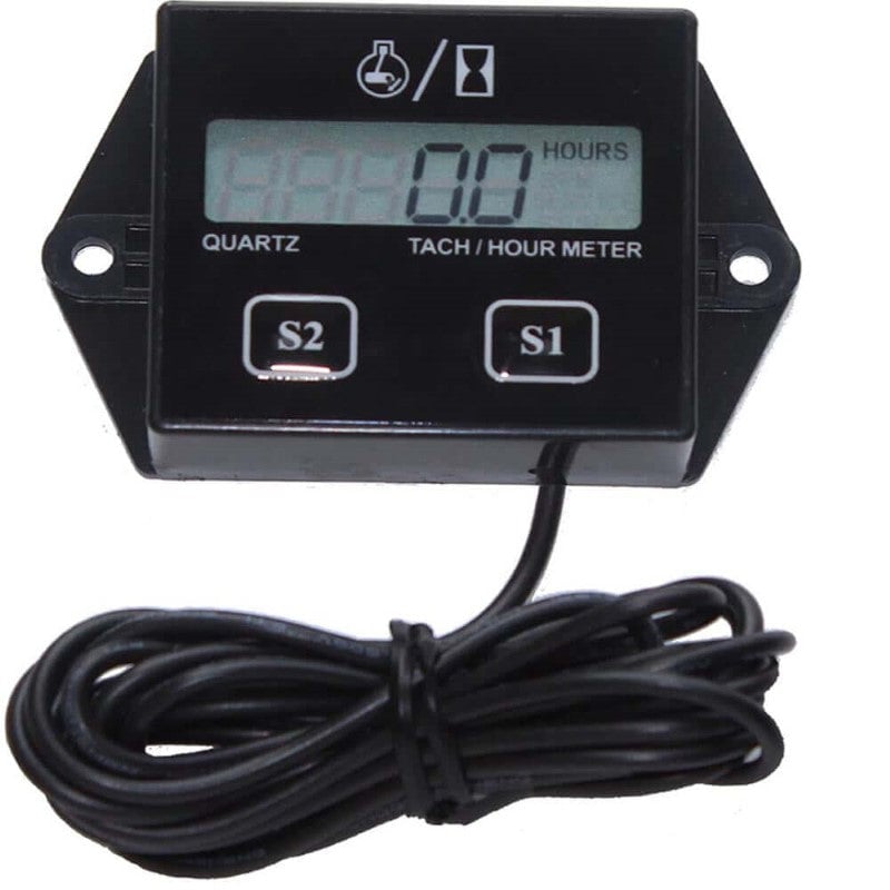 Tachometer For Small Engine, Inductive Hour Meter For 2 Stroke