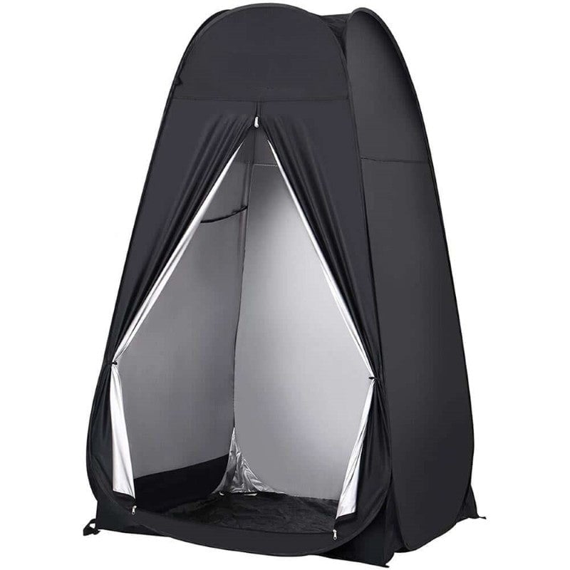 Portable Camping Shower/Toilet Tent Black