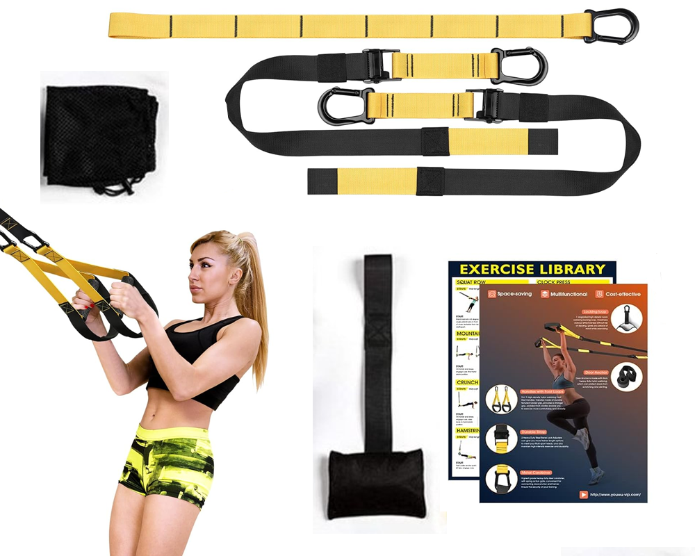 Suspension Training Kit Bodyweight Resistance Straps