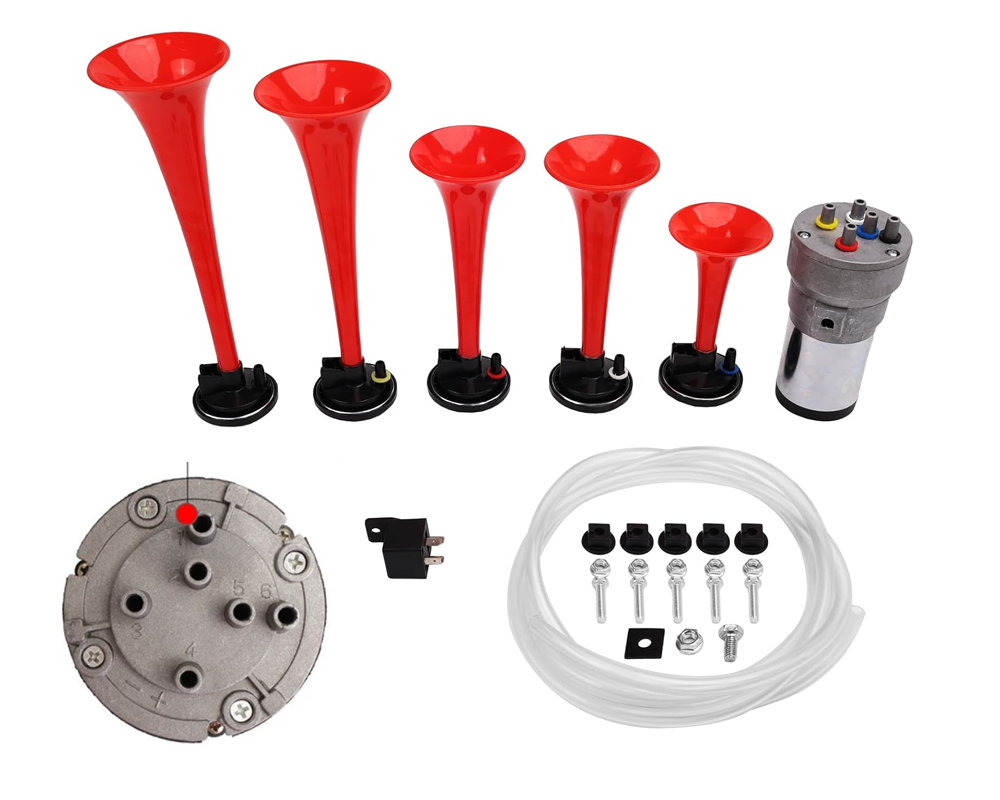 Air Horn Kit Musical Dixie Trumpets Duke Of Hazzard Horn Set