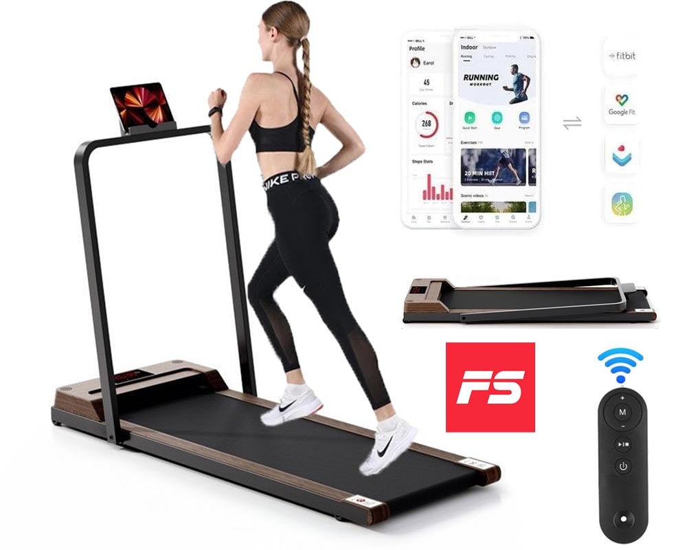 Foldable Walking Pad Treadmill Compact Flat